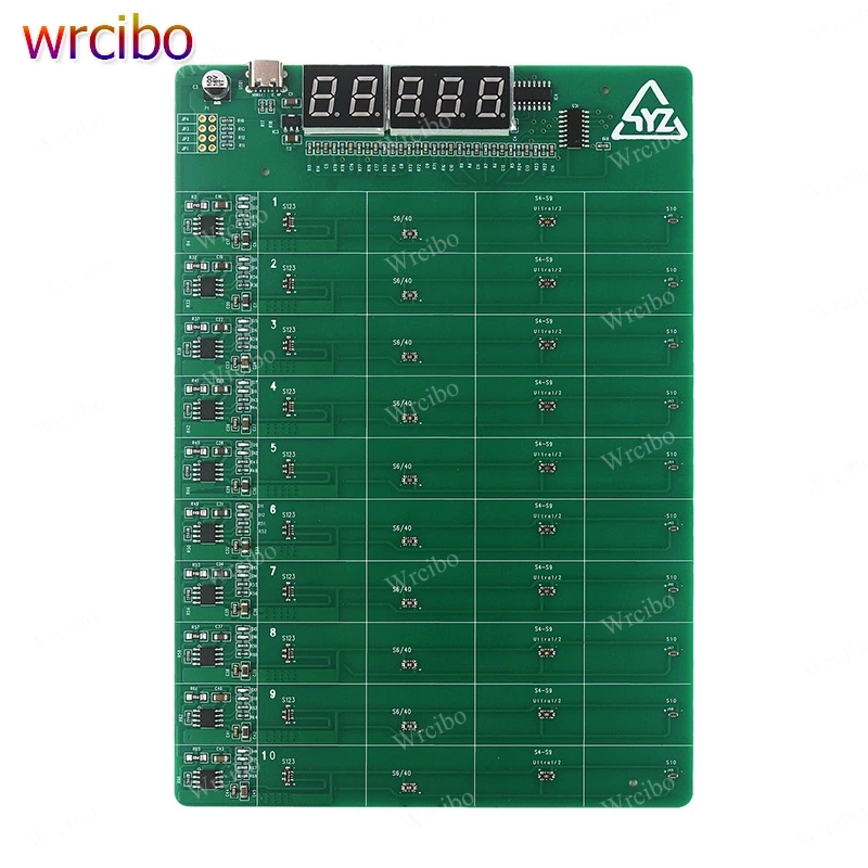 XYZ Fast Charging Activation Board for Apple Watch S1~S10/Ultra 1/Ultra 2 with 10-Channel Voltage Display & Reverse Protection
