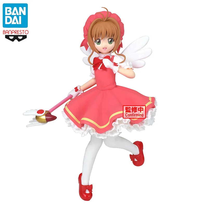 BANPRESTO Card Captor Sakura KINOMOTO SAKURA PVC 20CM Anime Action Figures Model Collection Toy