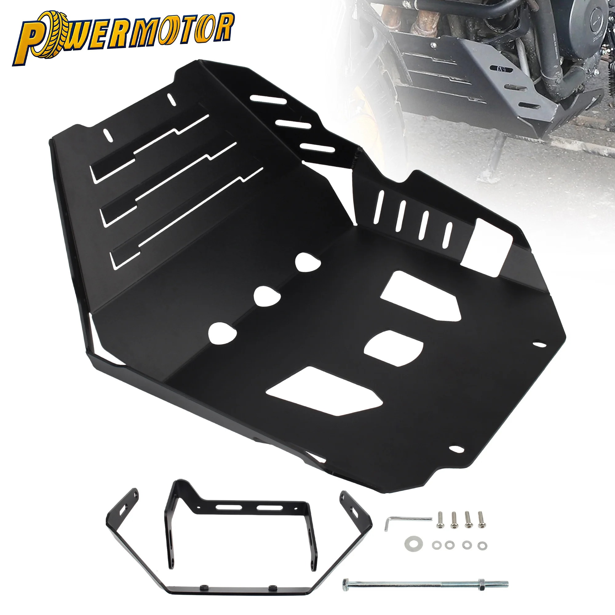 

For Benelli TRK502 TRK502X TRK 502X 502 X 2017-2024 Motorcycle Chassis Protection Cover Engine Guard Plate Aluminum Accessories