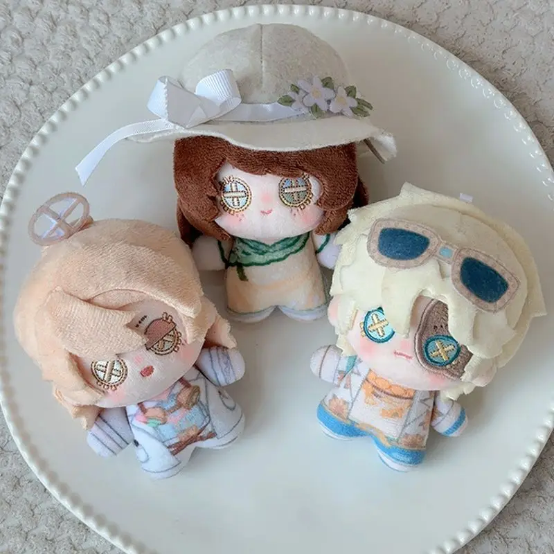 محشوة 10 سنتيمتر لعبة أنيمي الهوية الخامس لوكا نون إيما وودز نونو نمط البضائع الجسم أفخم دمية لعبة فستان ناعم القطن طفل هدية