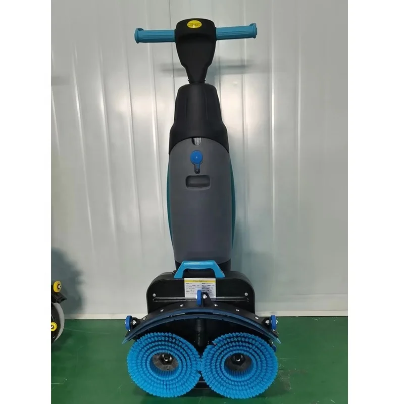 

Professional Double Brush Automatic Industrial Floor Cleaning Machine Electric Mini Floor Sweepers Scrubber Cleaning Machine