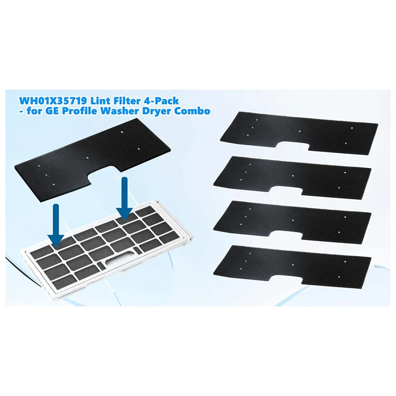 A99G-Dryer Lint Filter Hand Washable And Reusable Filter Washer Dryer Replacement Parts