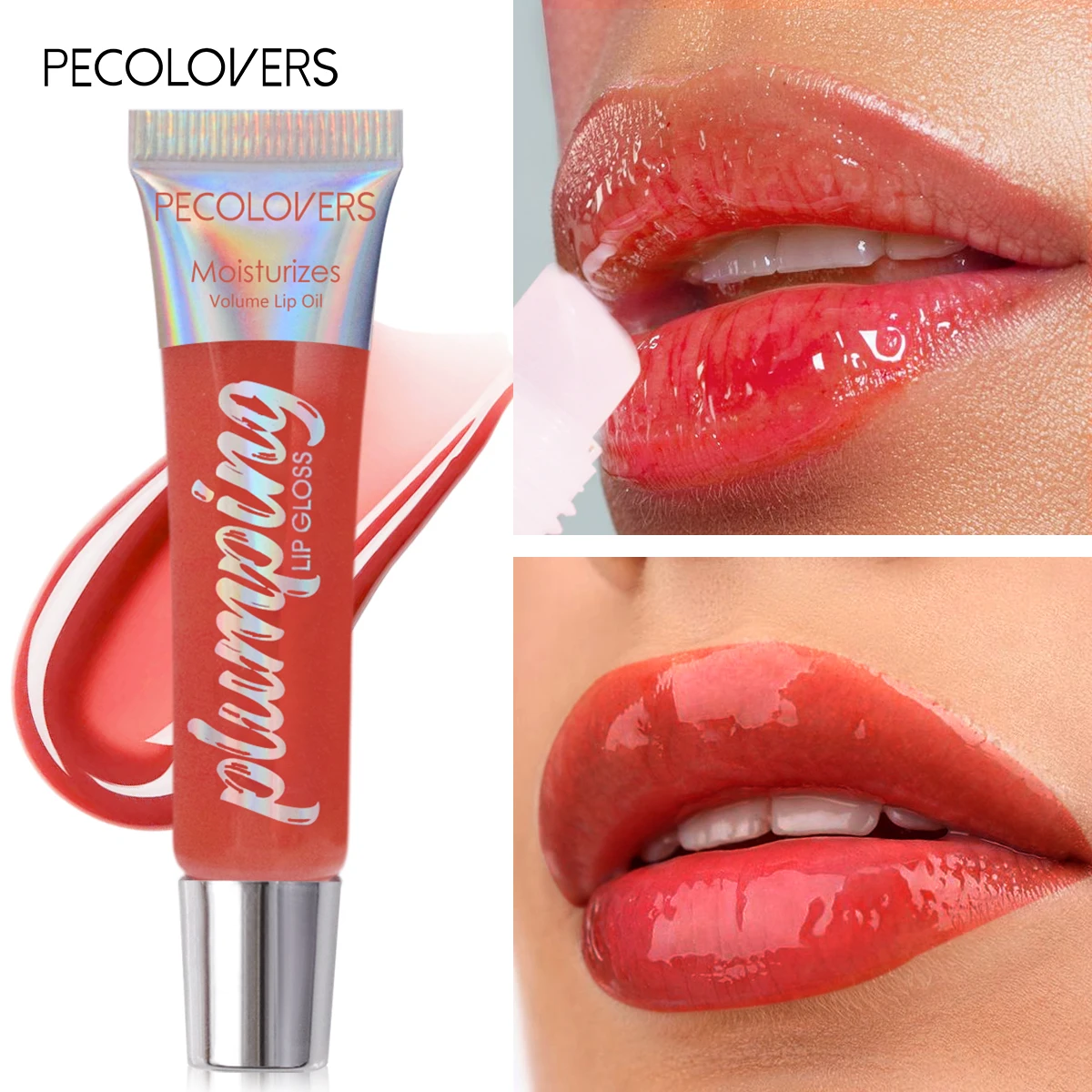 Batom Nutritivo de Longa Duração com Efeito Brilhante, Gloss Labial à Prova d'Água com Acabamento de Alto Brilho, Presentes para o Dia dos Namorados