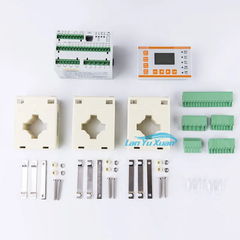 Low Voltage Intelligent Motor Controller 5a Input Anti-shake Protector Smart Din Rail Motor Protector Relay