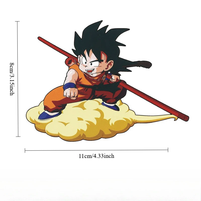 Anime DRAGON BALL Reflective Car Sticker Vinyl Decal for Auto Motorcycle Body Decoration Scratch Cover