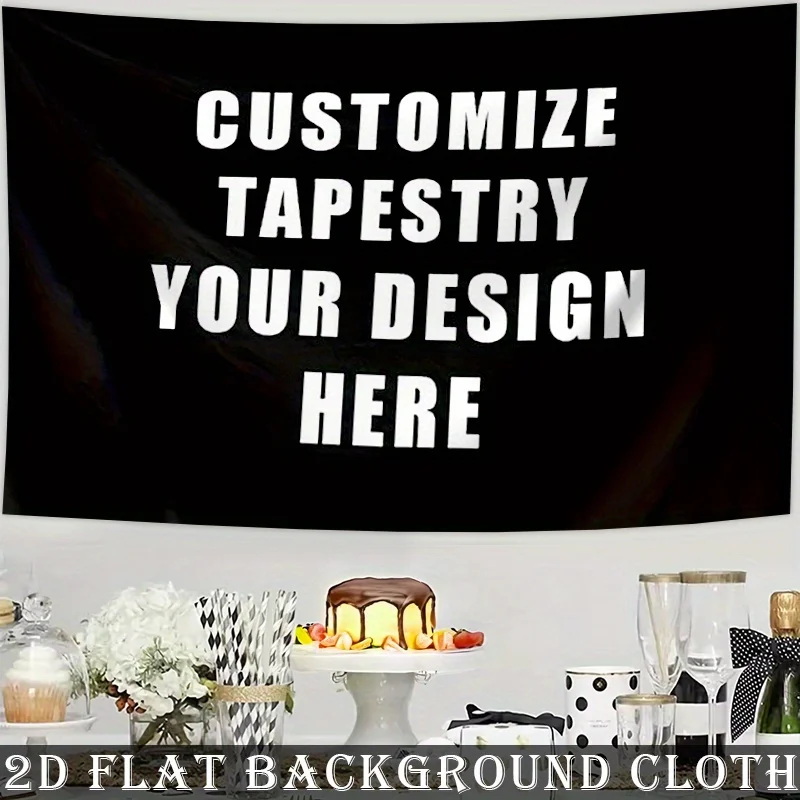 1 pieza  tapicería personalizada con fotos - Decoración  bodas, cumpleaños, aniversarios y fiestas - Gran tamaño 90x70 pulgadas