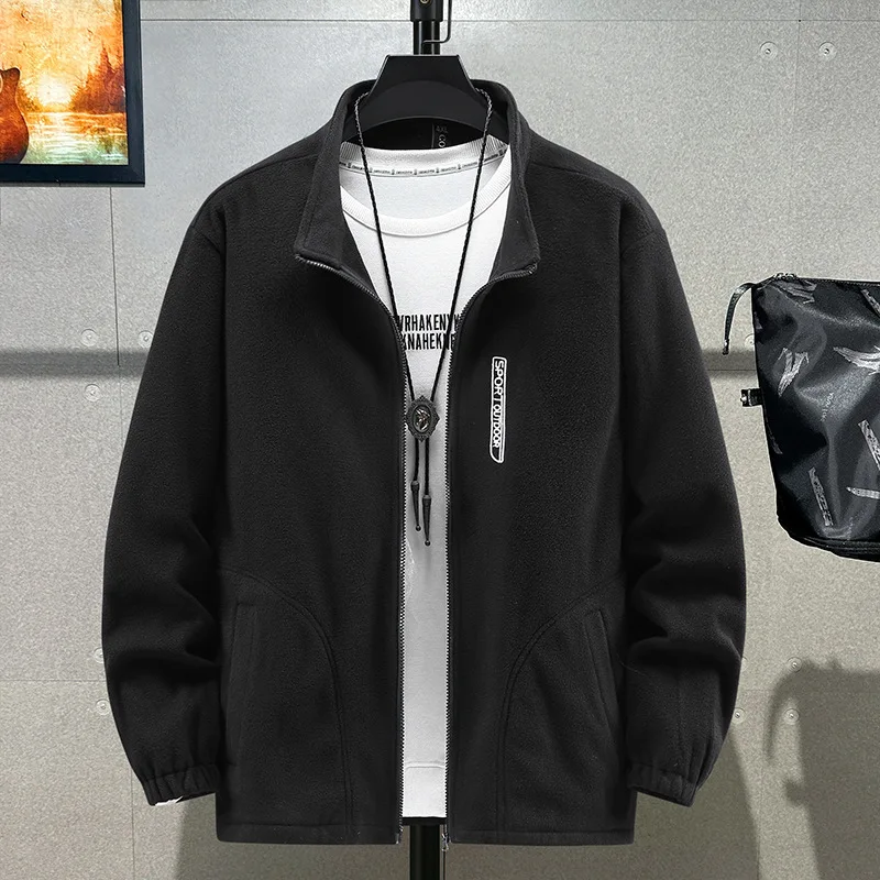 حجم كبير 12XL الرجال سترة زمم معطف الشتاء القطبية الصوف الخريف اضافية كبيرة مخزن كبير 6xl 7xl 8xl 9xl 10xl العمل الدافئ في الهواء الطلق #3