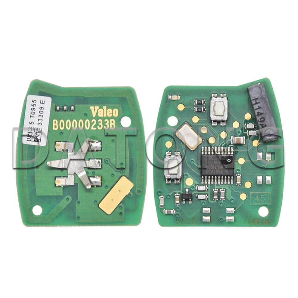 Datong World 기존 PCB N5F-S0084-A 313.8MHz S0087-A 433MHz ID46 PCF7961 Honda Civic CRV HRV City 용 자동차 원격 제어 키