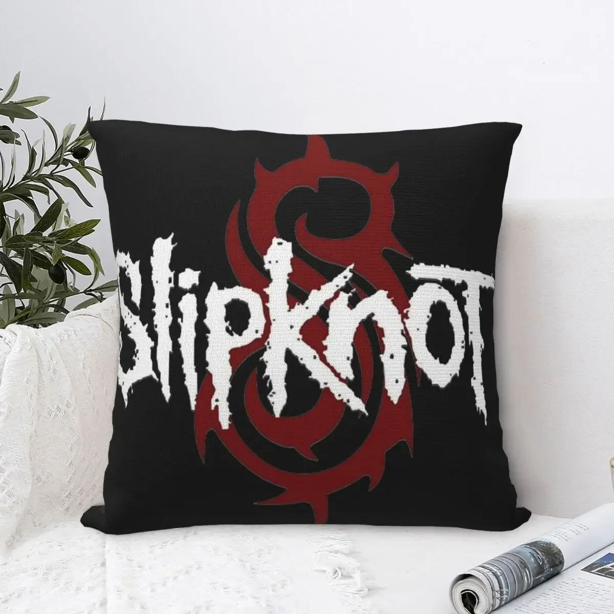 The Knot Merch Amaze Slipknots Throw Pillow Cover Polyester Cushions for Sofa Customized Cushion Covers