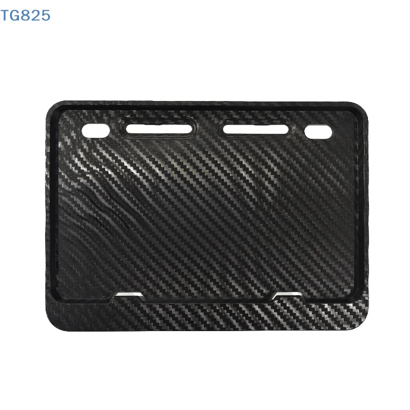 Picture 3: 【AN】【AN】License Plate Frames License Plate Holders Universal Motorcycle Rustproof For Front Rear