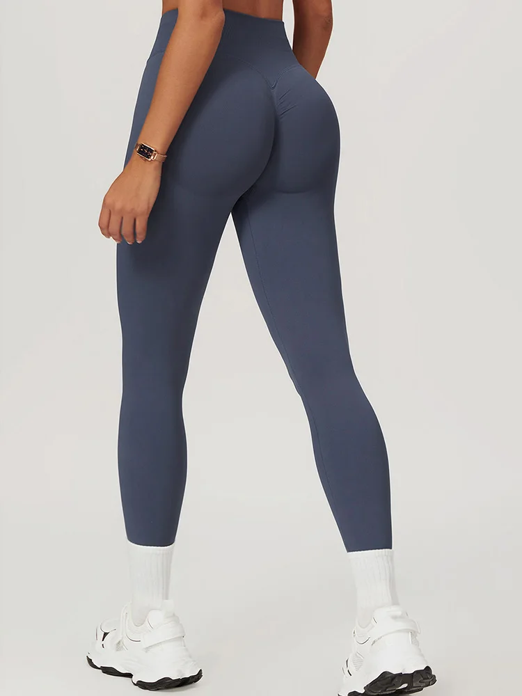 

Seamless High Waist Solid Women Leggings Butt Lifting Push Up Fitness Tights Elastic Slim Workout Legging Sportswear