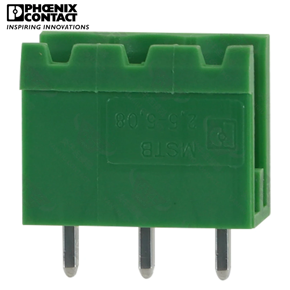 5.08mm Original Genuine Phoenix Contact Connector PCB Pluggable PLUG-IN Terminal Block 3 Pin MSTBV 2.5 G 5.08 1758021 12A 320V