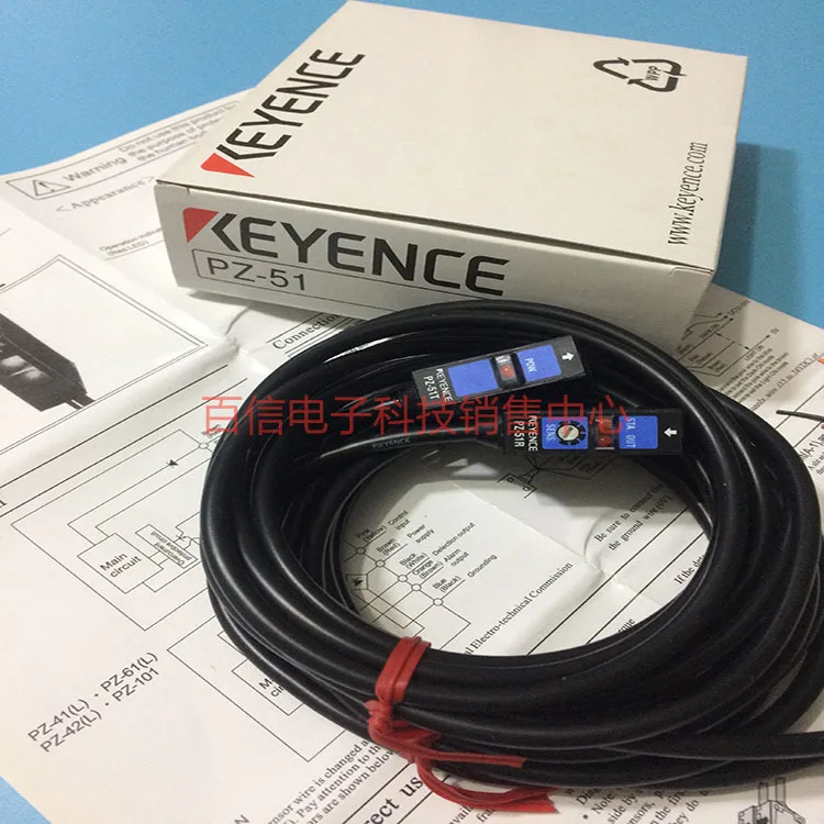 

New Genuine KEYENCE Photoelectric Sensor PZ-51 (PZ-51R+PZ-51T) Opposite Type