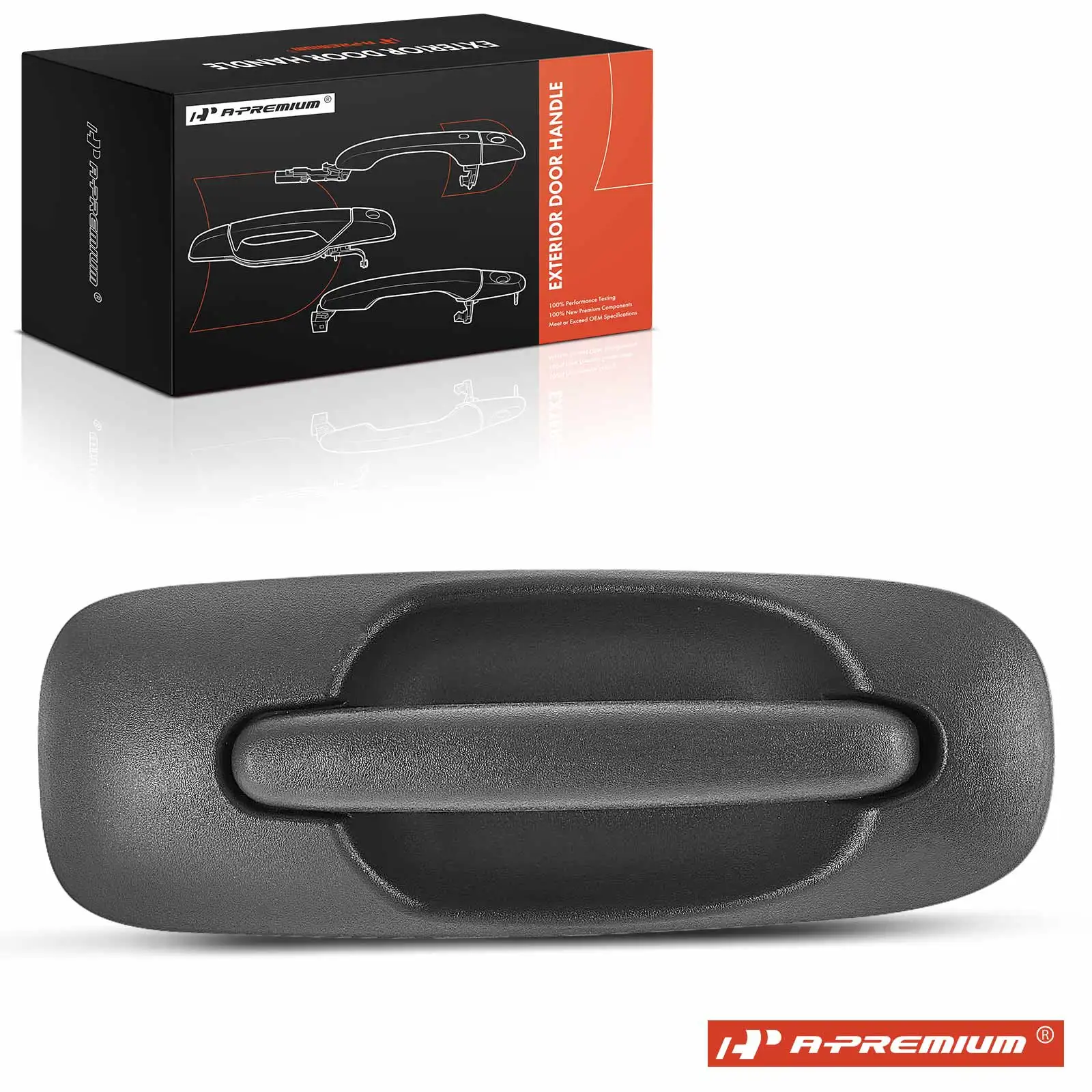 A-Premium Driver Side Sliding Door Exterior Door Handle for Dodge Grand Caravan 2001-2007 Chrysler Town & Country 2001-2007