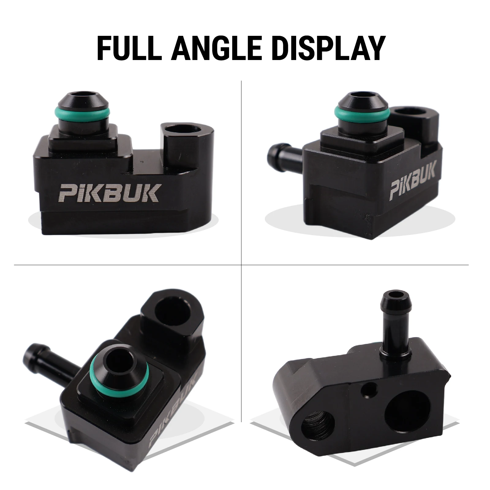 PIKBUK Boost Gauge Tap Adaptor For Bmw Mini 2.0T B48A20A Engine Gauge Blow Off Valve  Aluminum