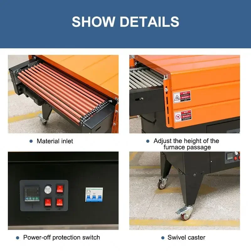

Multifunction Automatic Books Film Vinyl Bottle Wrapper Packing Shrink Packaging Machine