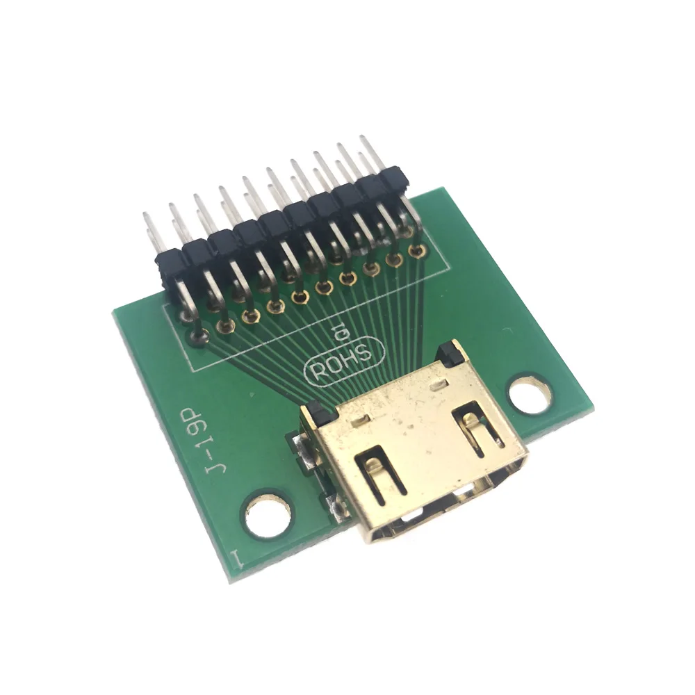 Mini HDMI Display port Test adapter board 19IN 20PIN male female socket adapter interface with PCB data cable charging converter