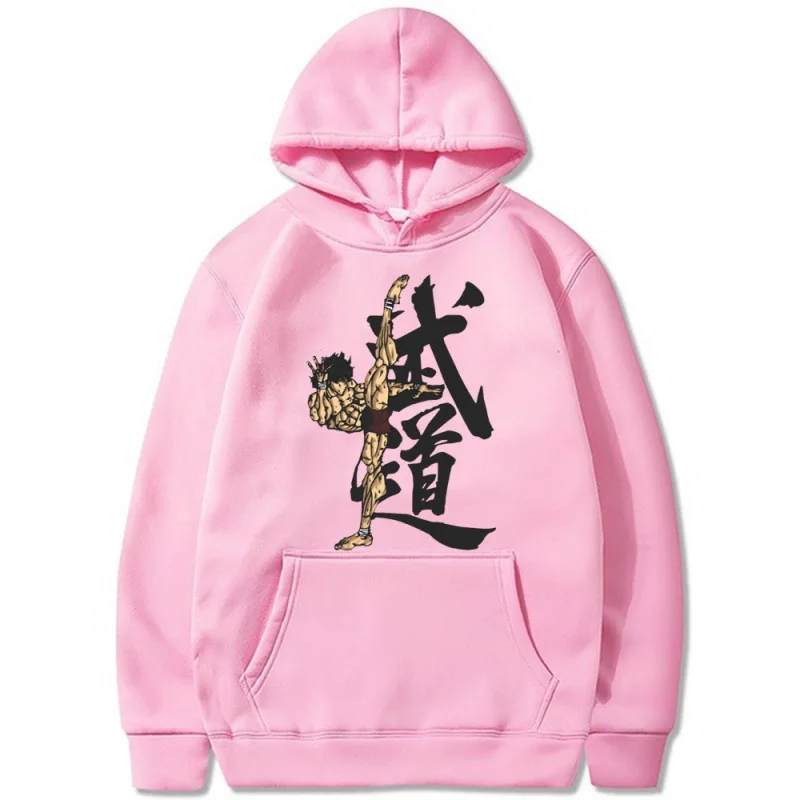 Bushido Grappler Baki خريف شتاء جديد هوديي بلوزات موضة الهيب هوب بلوفرات غير رسمية الخريف بنين بنات هوديي الشارع الشهير #2