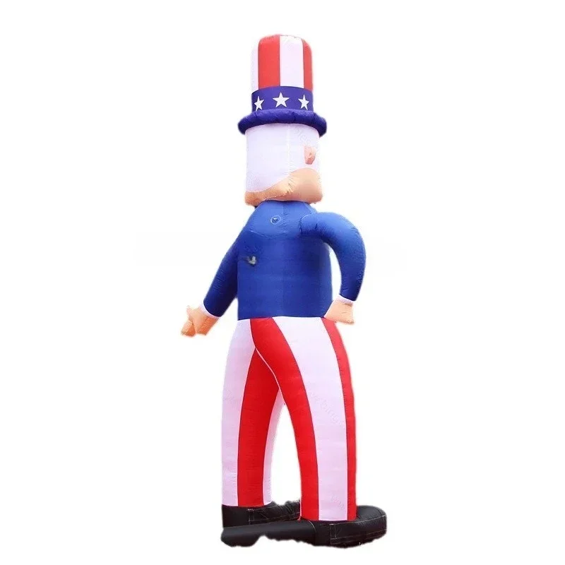 Inflatable American uncle cartoon air model, fantasy simulation entertainment venue activity decoration