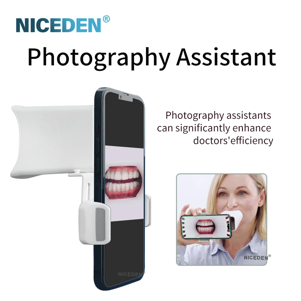 NICEDEN Oral mobile phone photo positioning device, dental orthodontic recording aid