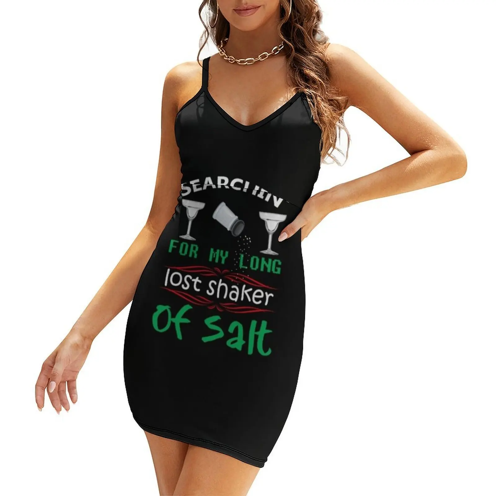

70s Band Lost Shaker of Salt Sling Dress Summer dresses for women elegant dresses plus sizes cute dress