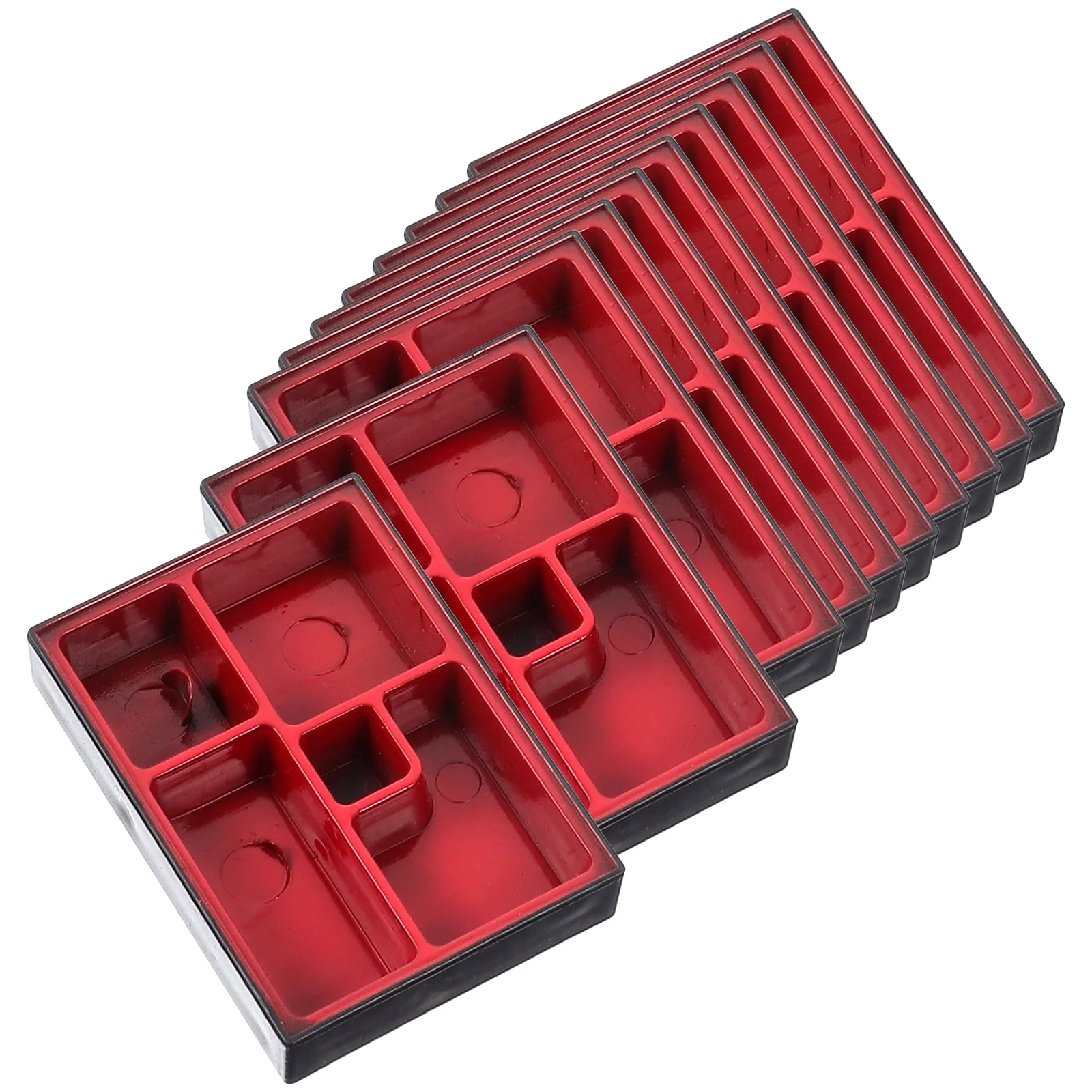 

10pcs Miniature Food Plate Strong Durability Lightweight Pretend Play Mini House Decor Accessories Simulated Mini Tableware