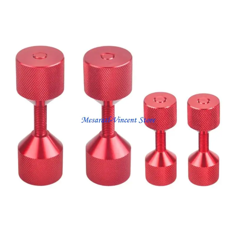A70F Flange Alignment Pin Set 1-1/8 Inch Aluminum Tool with Large and Small Pairs for Piping Installation and Connection Work 2