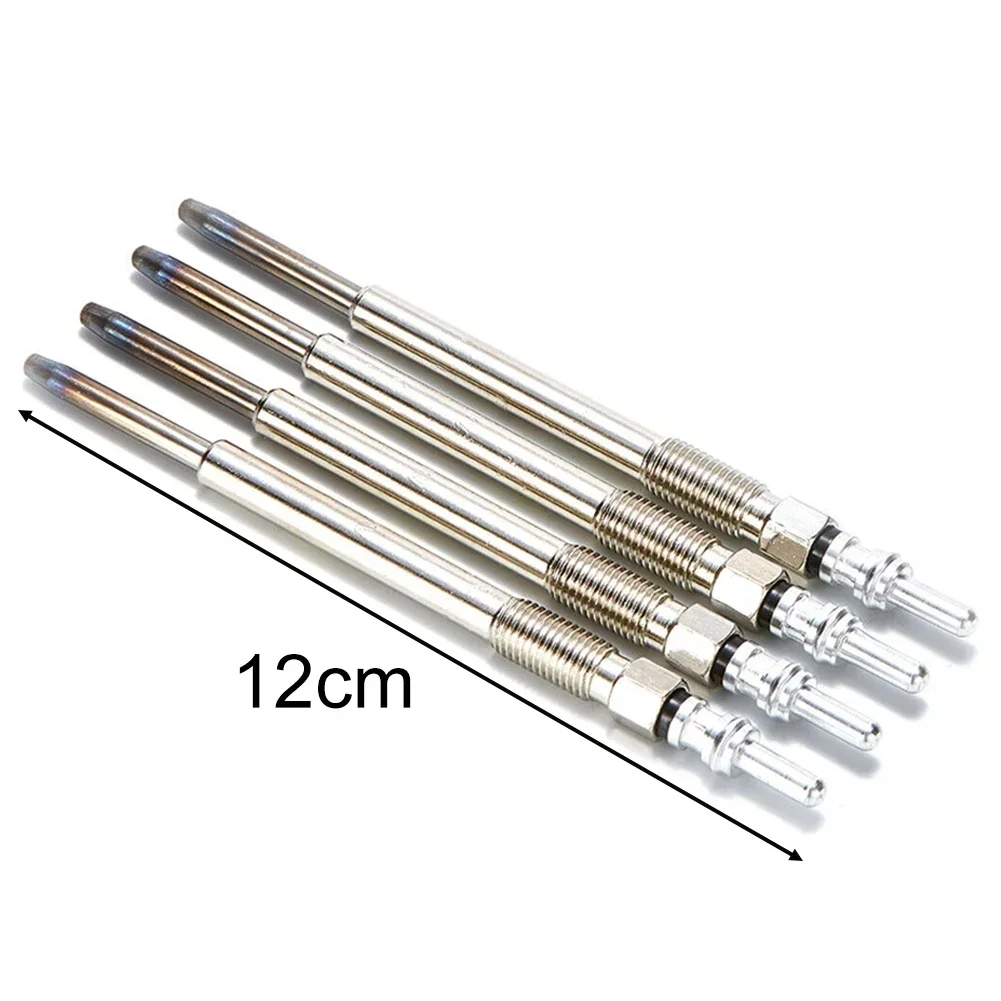 4x Car Diesel Heater Glow Plugs For Fiat 1.3 CDTI #46779614 Siliver Metal For CDTI Electric Plug Ignition Sparking Plug