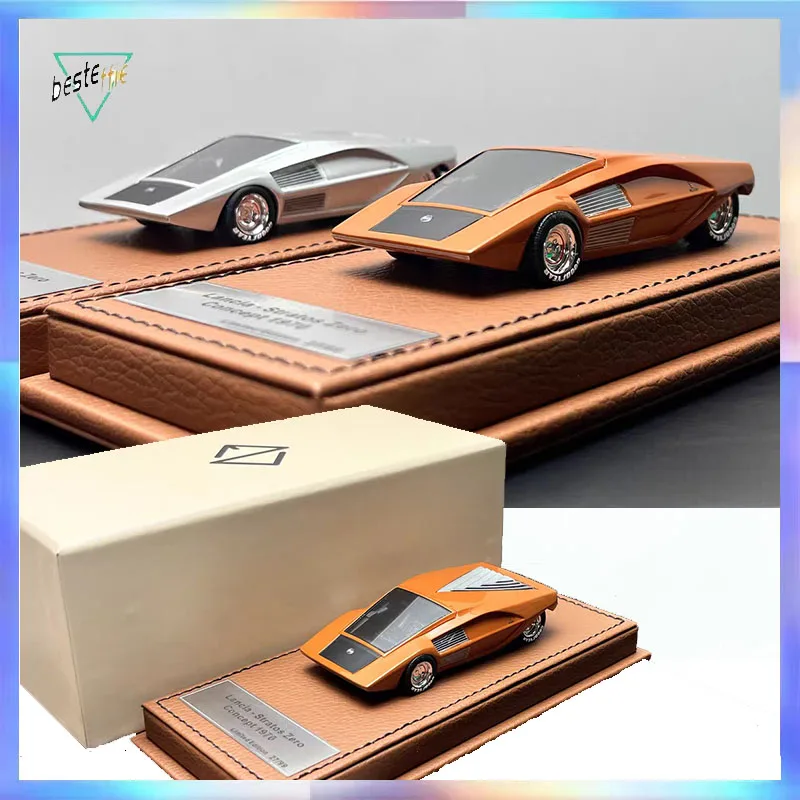 

ENGUP 1/43 модель автомобиля Lancia Stratos Zero Concept 1970, полимерный автомобиль, ограниченная серия, украшение для комнаты, коллекционный подарок на день рождения