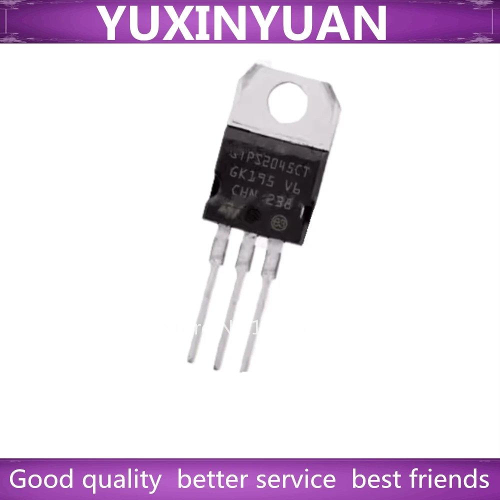 10 قطعة STPS2045CT STPS2045CTC TO220 TO-220 الترانزستور