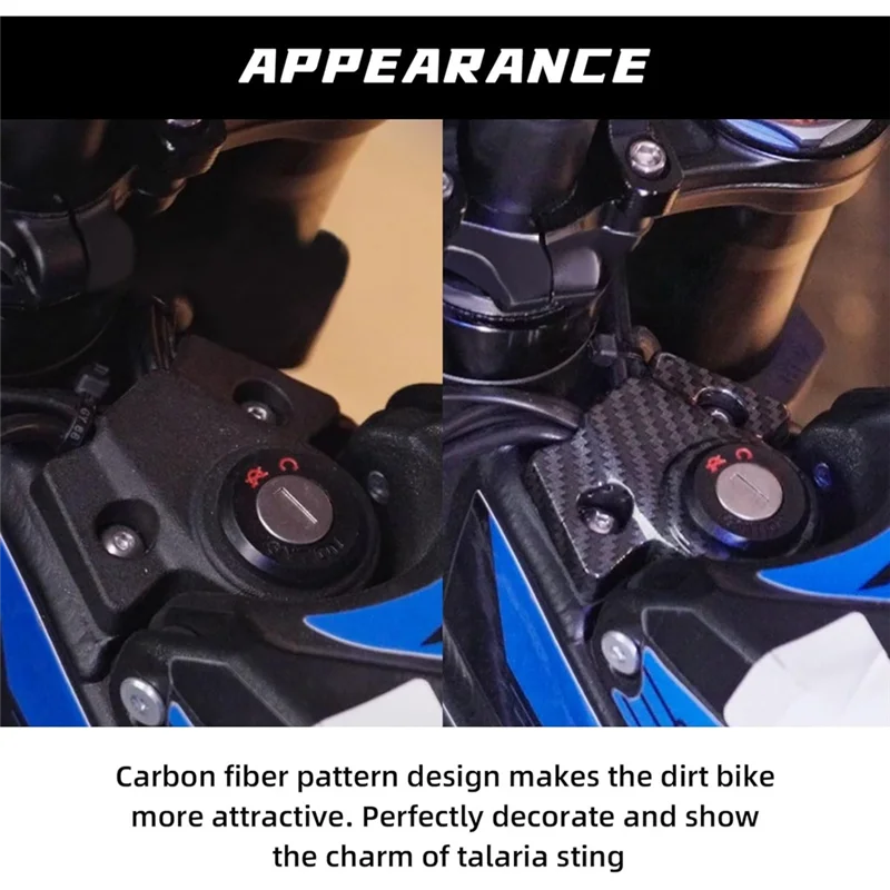 

A040-Electric Dirt Bike Ignition Switch Cover Start Switch Cover Ignition Key Lock Cylinder Cover For Talaria Sting MX3 MX4