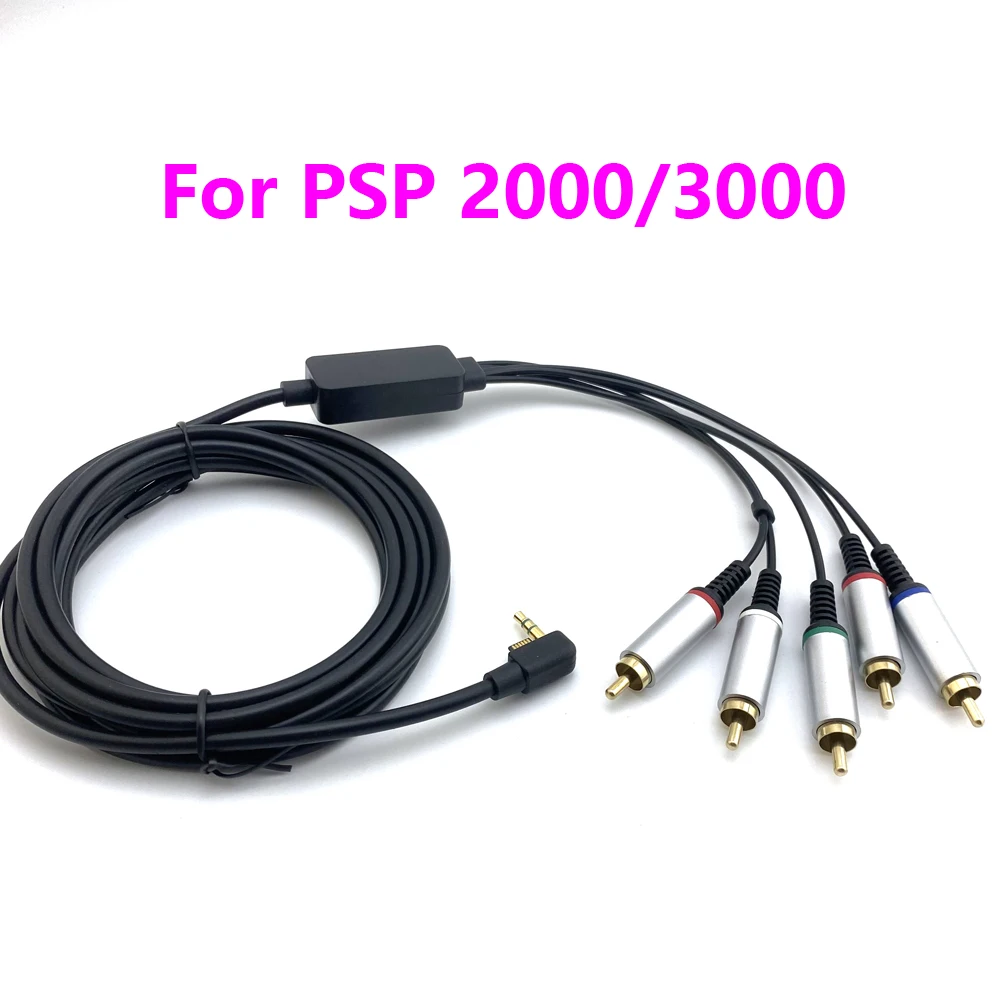 

10pieces 3m Component Cable For SONY For PSP 2/PSP 3 For PSP 2000/PSP 3000 HDTV AV TV Video Component Extension Line Cord Cable