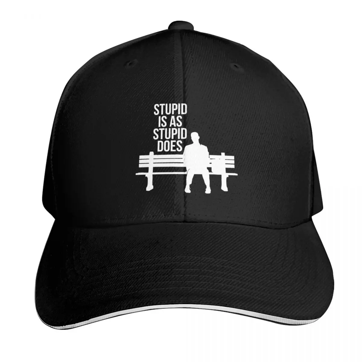 Stupid Is As Stupid Does Baseball Cap Military Cap Man Military Tactical Cap sun hat Horse Hat Elegant Women's Hats Men's