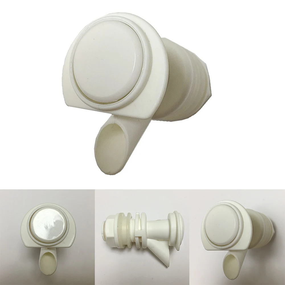 Reliable Push Button Spigot for Water Cooler and Juice Bottle Dispenser with Angled Spout Construction Reliable