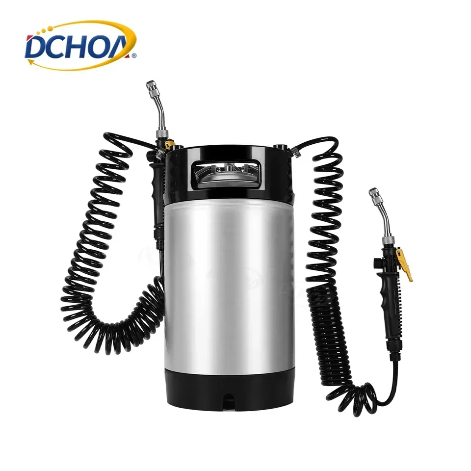 DCHOA Portable 9.5L High pressure car washer Car washer machine TPU PPF Film keg sprayer