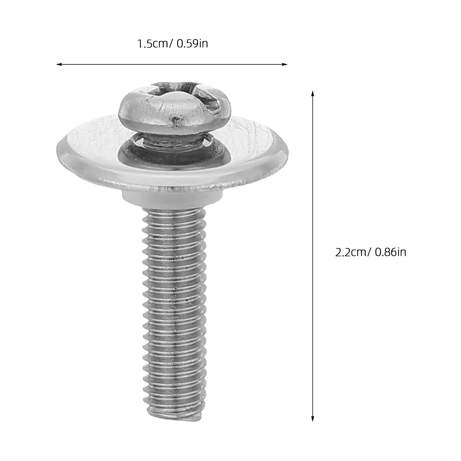 20Set Universal Pot Lid Handle Repair Kit Stainless Steel M5x22mm Screws Silicone Gasket Replacement Parts Kitchen Lid Fastener