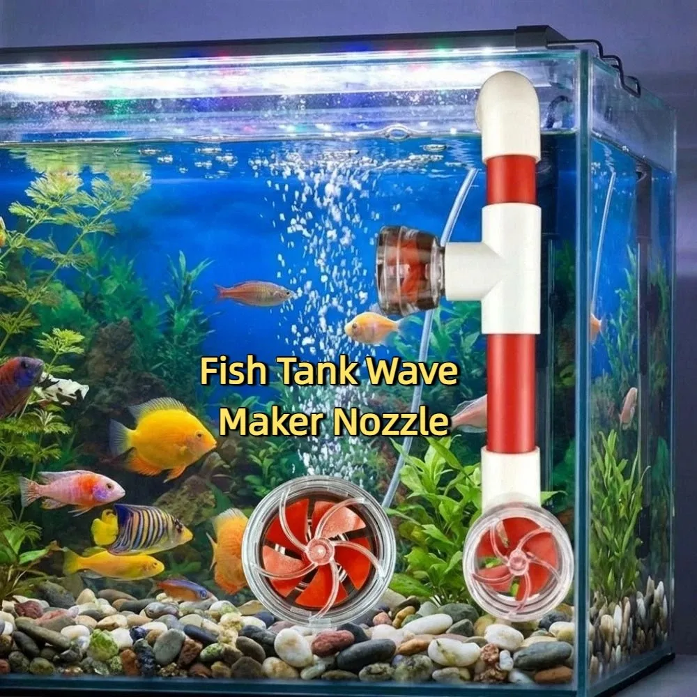 Plastic Rotary Pump Head Rotary Type Side Filter Compatible Auto-Rotating Fan Kit Filter Modification Transparent