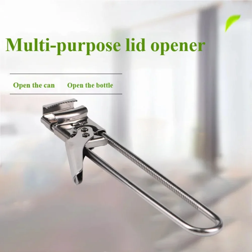 Multi Functional Bottle Opener，Suitable for Weak Hands and the Elderly，With anti Slip Gear Design，Suitable for All Cans Bottles