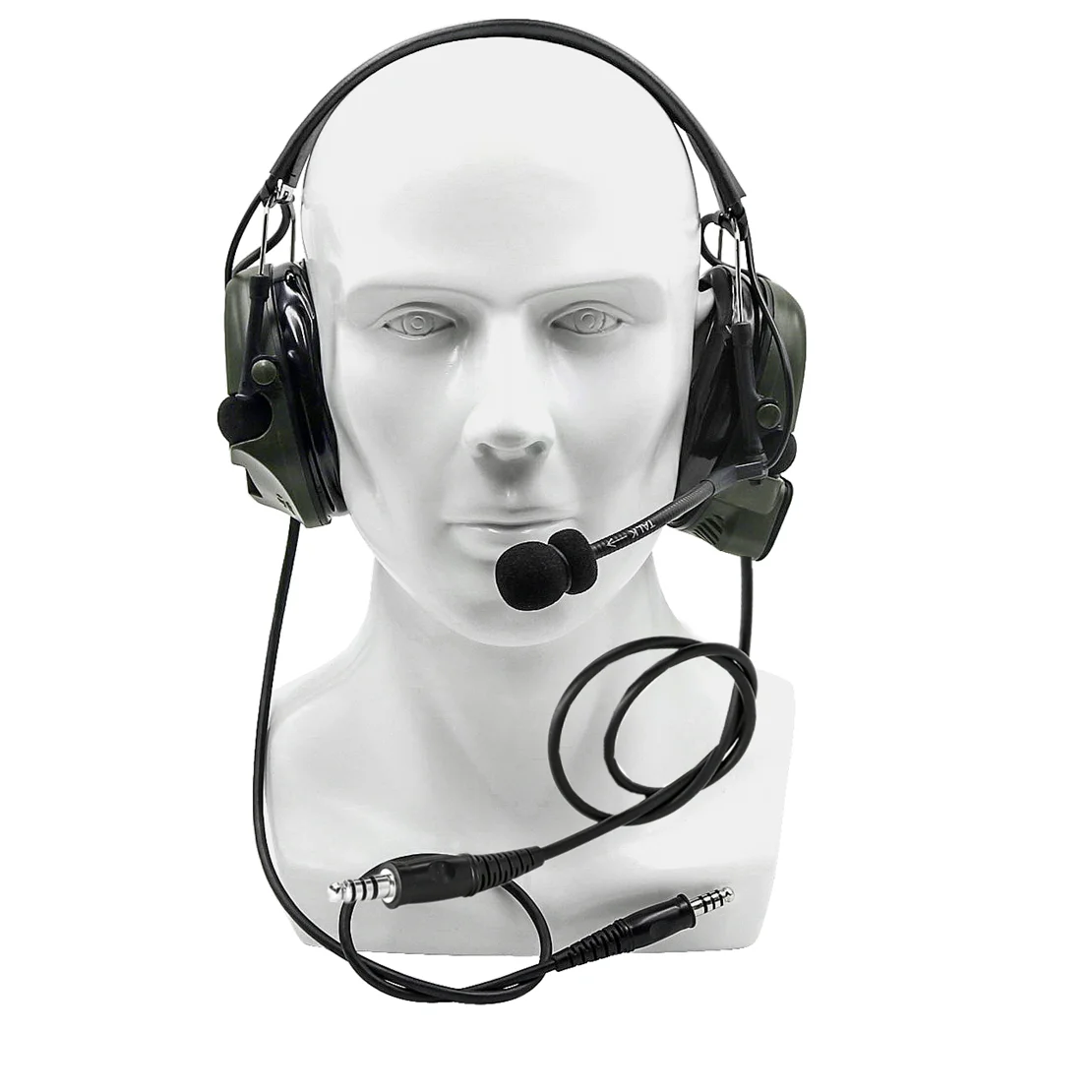 TS TAC-SKY C1 Dual Communication Tactical Headset COMATC I Hearing Protection Walkie-Talkie Headset