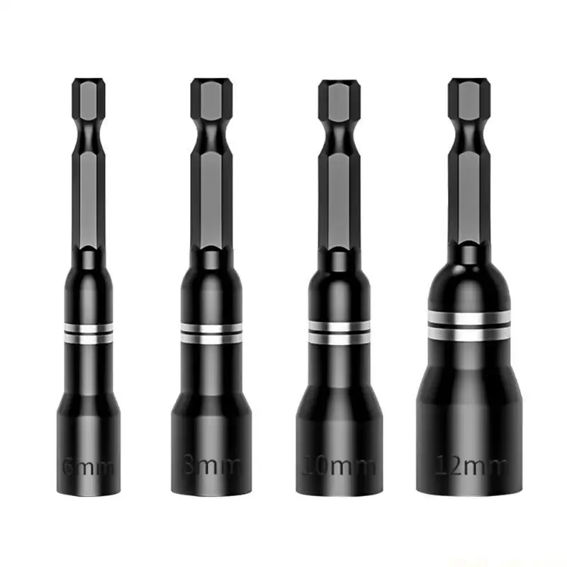 A2BE Nut Driver Set Impact Power Nut Driver Drill Bit Quick Changes