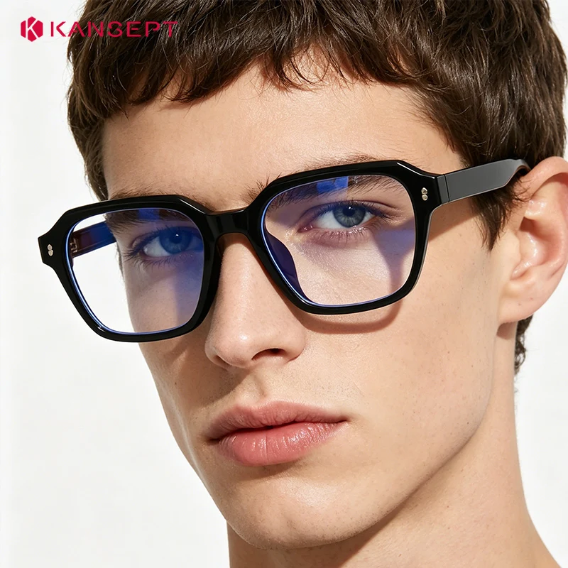 KANSEPT Transparent Glasses Man Prescription High Quality Graduated Lenses to Read Eyeglass Frames Lunette Pour Femme Original
