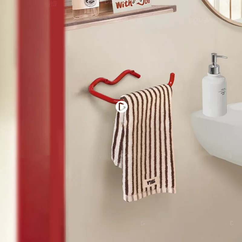 Dopamine Paper Towel Holder, Stainless Steel Towel Rack, Creative Multifunctional Bathroom Storage Rack