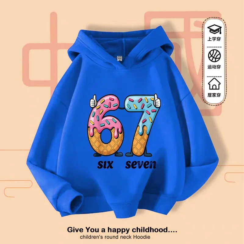 هوديي رياضي كاجوال للأطفال لعيد الميلاد - Y2K 67 هدية ندفة الثلج كاندي، هوديي مبطن بالصوف الناعم مع غطاء رأس قابل للتعديل، هدية عيد الميلاد #3