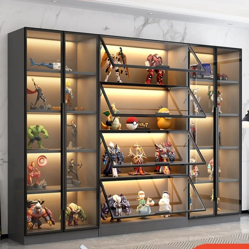 

Glass Door Display Cabinet Product Display Toys Lego Storage Home Model Figure Building Block Ornament Bookcase Wine Cabinet