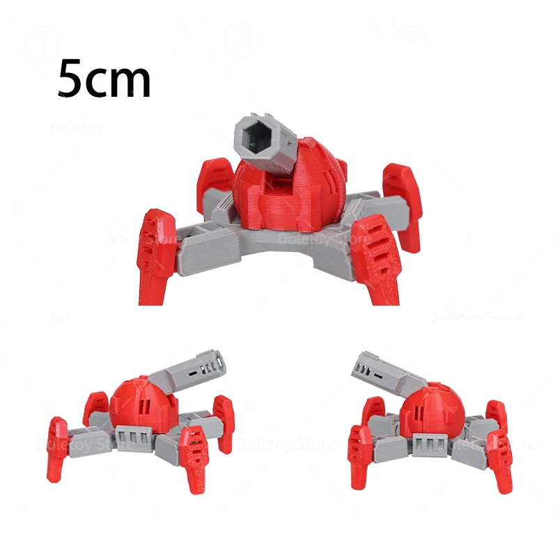 Neue 3D-gedruckte Kriegsmaschine Serie Mini beweglicher Kampfpanzer Sentry Drone Artillery Launcher Actionfigur Raumdekoration Geschenke – Detail 17
