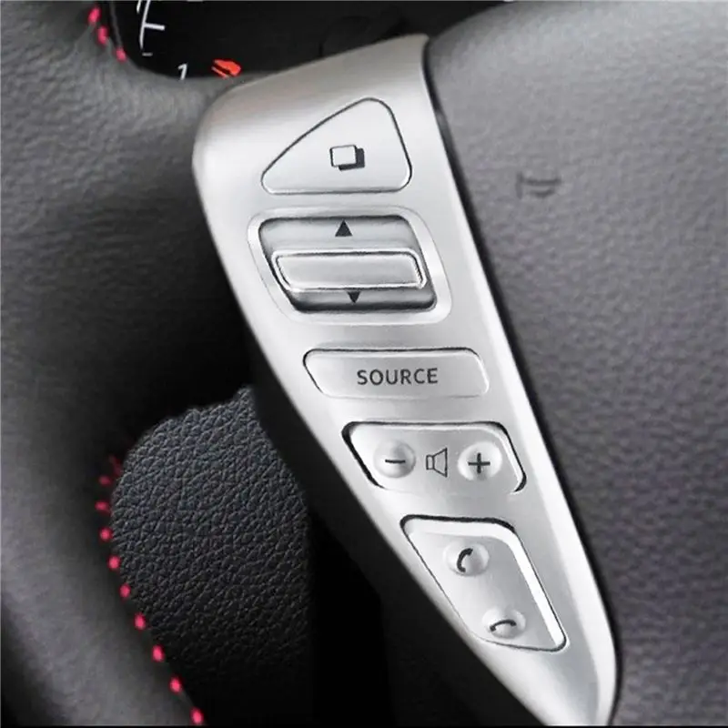Firmly 2X Car Steering Wheel Switch Button Cruise Control Button For Nissan TIIDA SENTRA Livina SUNNY ALMERA 25550-3DA6A
