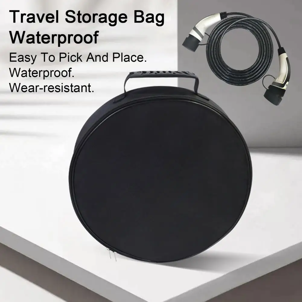 

Waterproof Storage Bag Electric Vehicle Charging Cable Storage Organizer Waterproof Flame-retardant Bag for Ev Charging