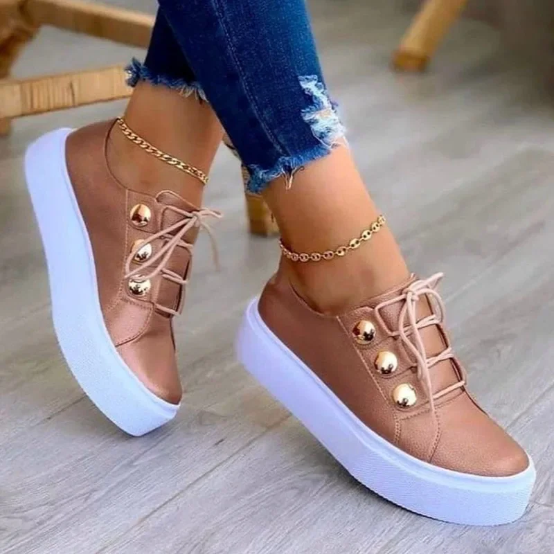 Women\'s Sports Sneakers Platform Shoes Fashion Wedges Female Tennis Casual Lace Up Running Ladies Footwear 2023 Zapatillas Mujer