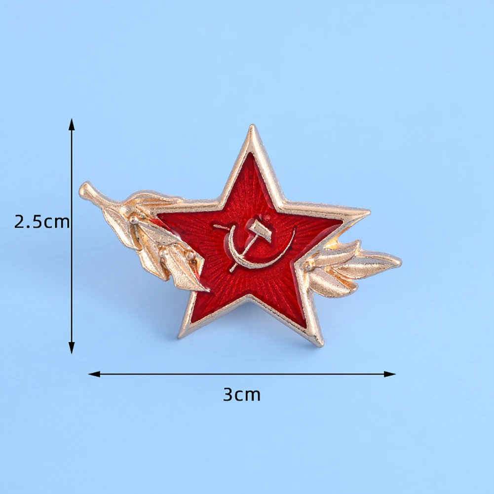 CCCP USSR Enamel Brooches Former Soviet Union Communism Lapel Pin Badge Decor