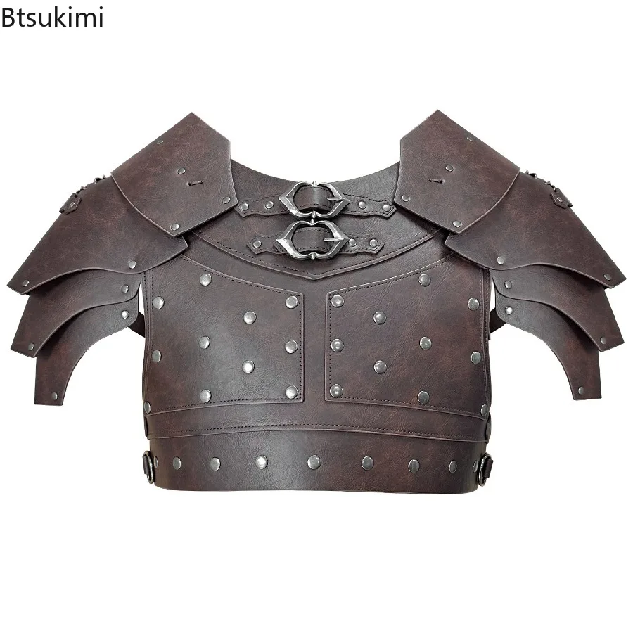 Medieval Viking Knight Pirate Body Shoulder Armor Roman Warrior Cosplay Costume Halloween Role Playing Party Prop Accessories